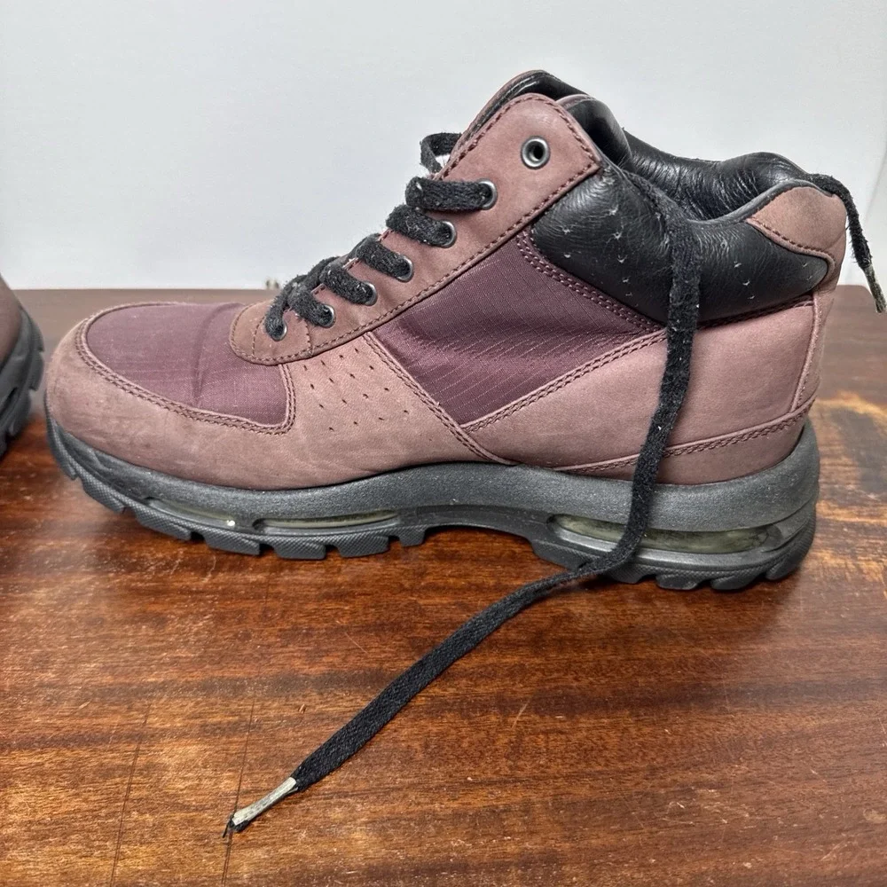 Nike ACG All-Trac Mens Hiking Boots Sz 9 Dark Maroon Outdoor Trail Camping